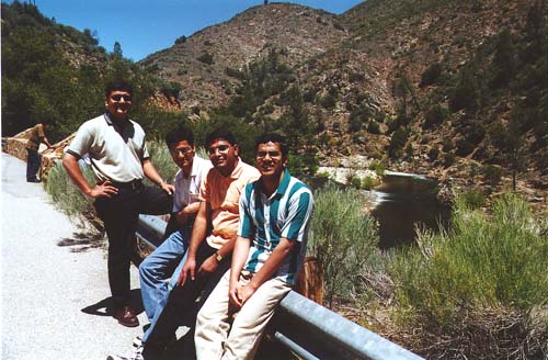 Next to old bridge on Kern river