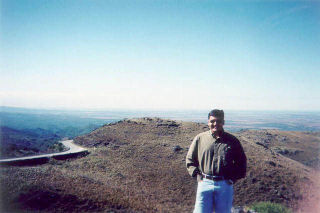 At top of ridge on way to Bosque Alegre